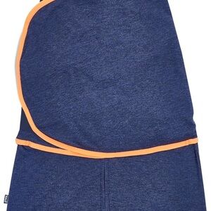Halo Sleepsack Swaddle Ideal Temp – Navy/Orange, Size Small